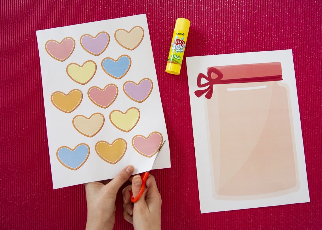 Mon bocal cœurs d'amour - étape 2