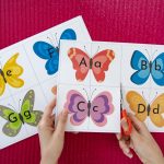 Mon double alphabet papillons - étape 2