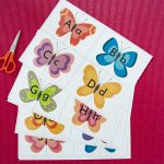 Mon double alphabet papillons - étape 1