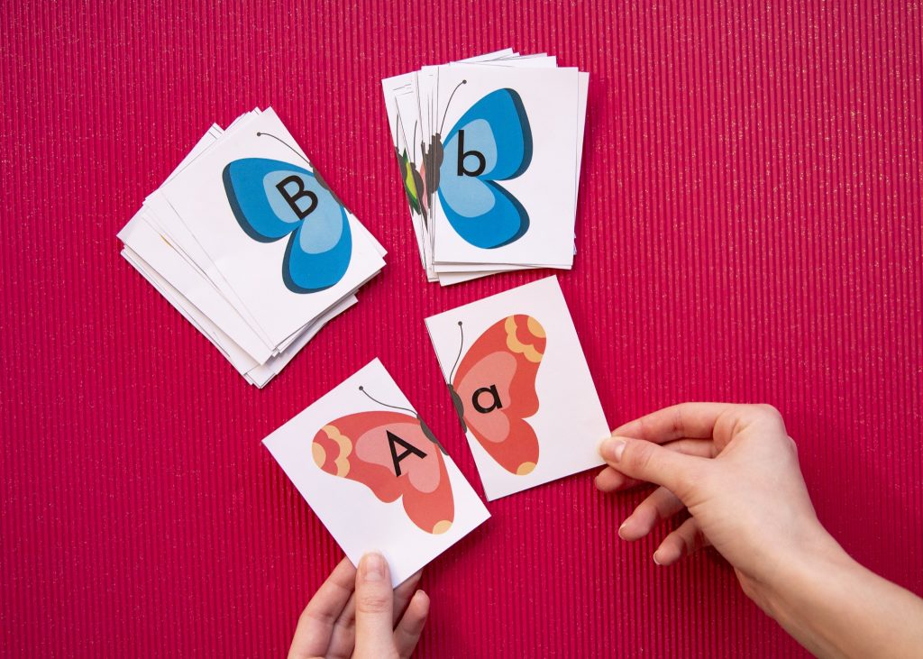 Mon double alphabet papillons - étape 4