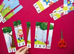 Mes puzzles numériques du printemps à imprimer