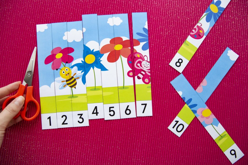 Puzzles numériques printemps - étape 3