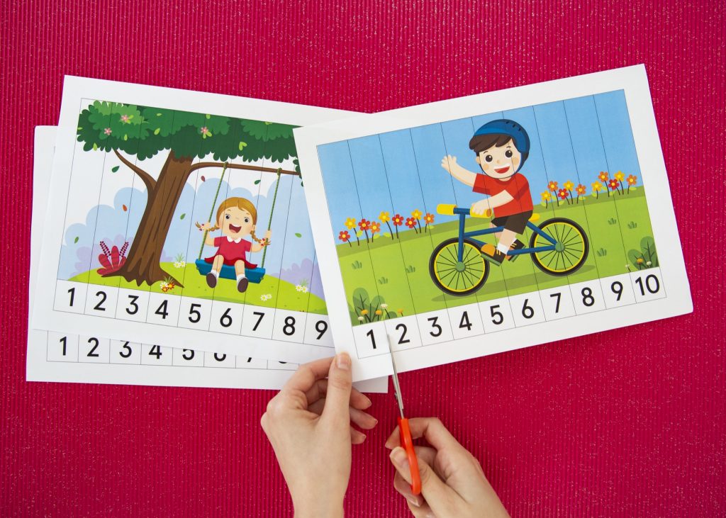 Puzzles numériques printemps - étape 2