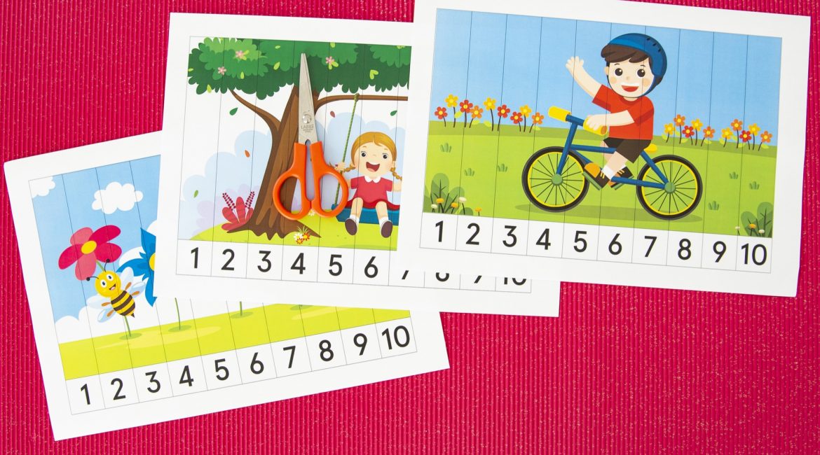 Puzzles numériques printemps - étape 1