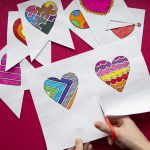 Banderole de la Saint Valentin - étape 2