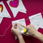 Banderole de la Saint Valentin - étape 3