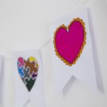 Banderole de la Saint Valentin - étape 4