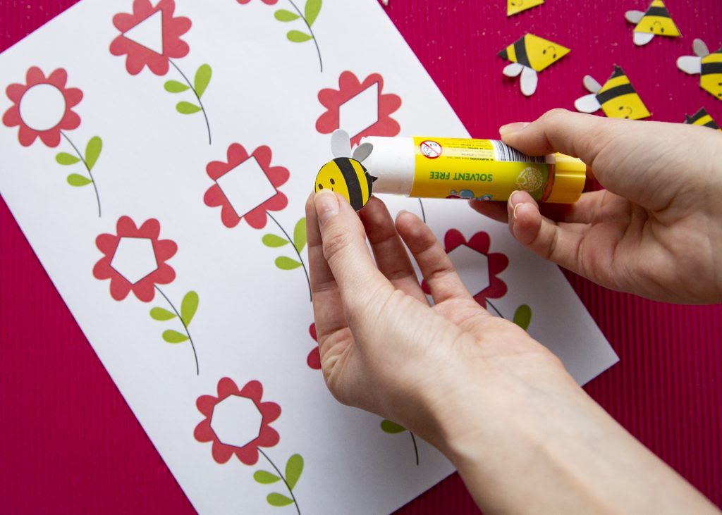 Des formes et des abeilles - étape 3