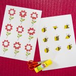 Des formes et des abeilles - étape 1