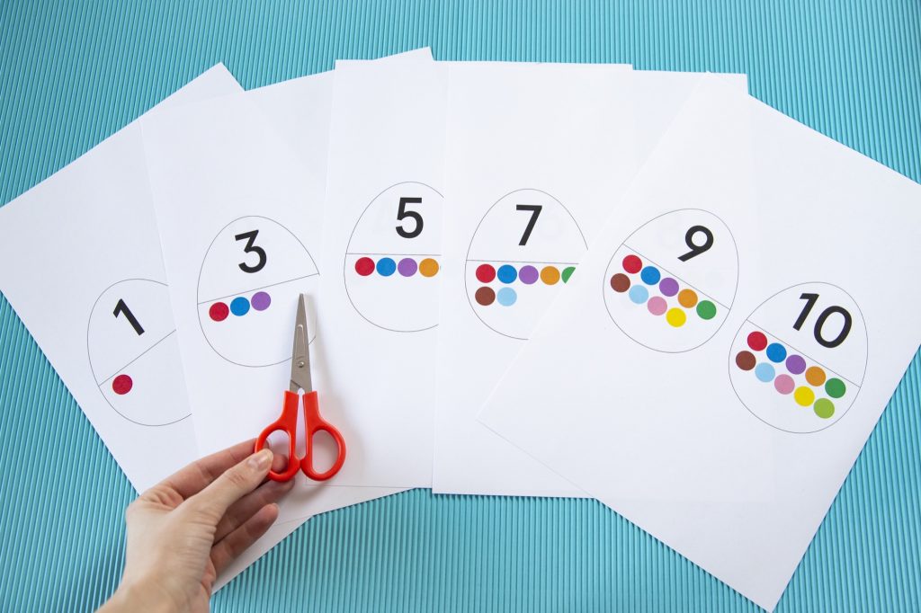 Œufs de Pâques - numération - étape 1