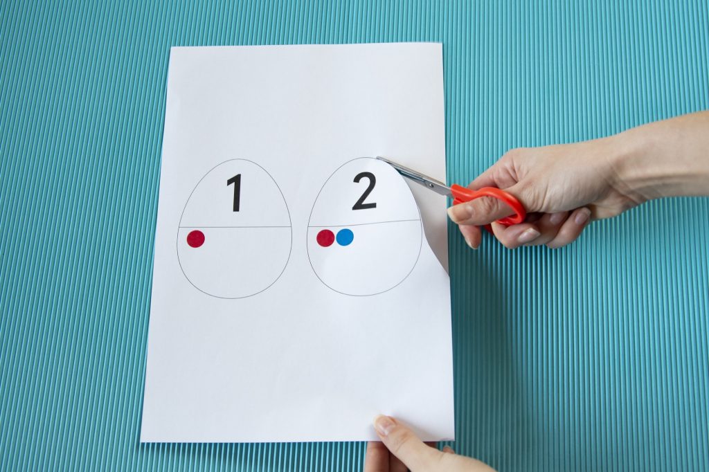 Œufs de Pâques - numération - étape 2