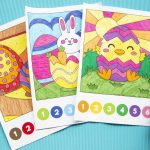 Coloriages magiques de Pâques - 3