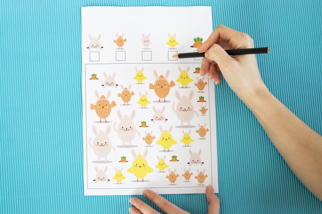 Cherche et compte de Pâques - 1