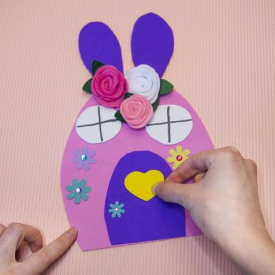 Ma maison lapin de Pâques