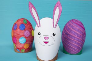 Mes cache-œufs géants de Pâques à colorier