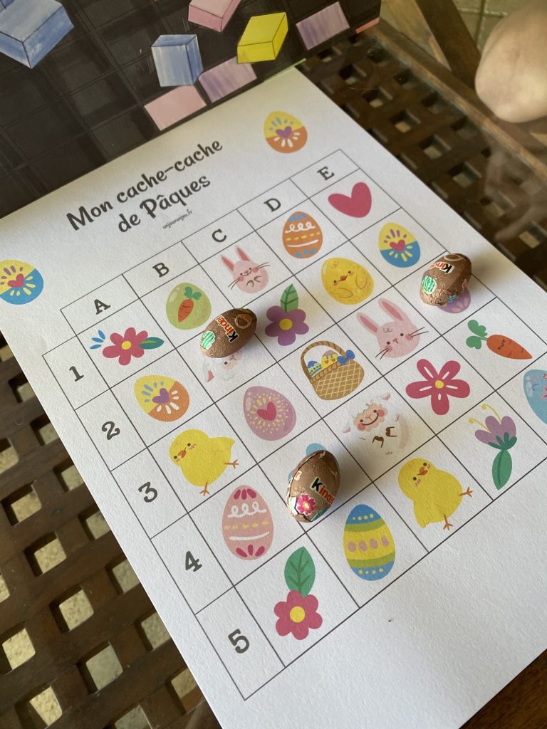 Mon cache-cache de Pâques