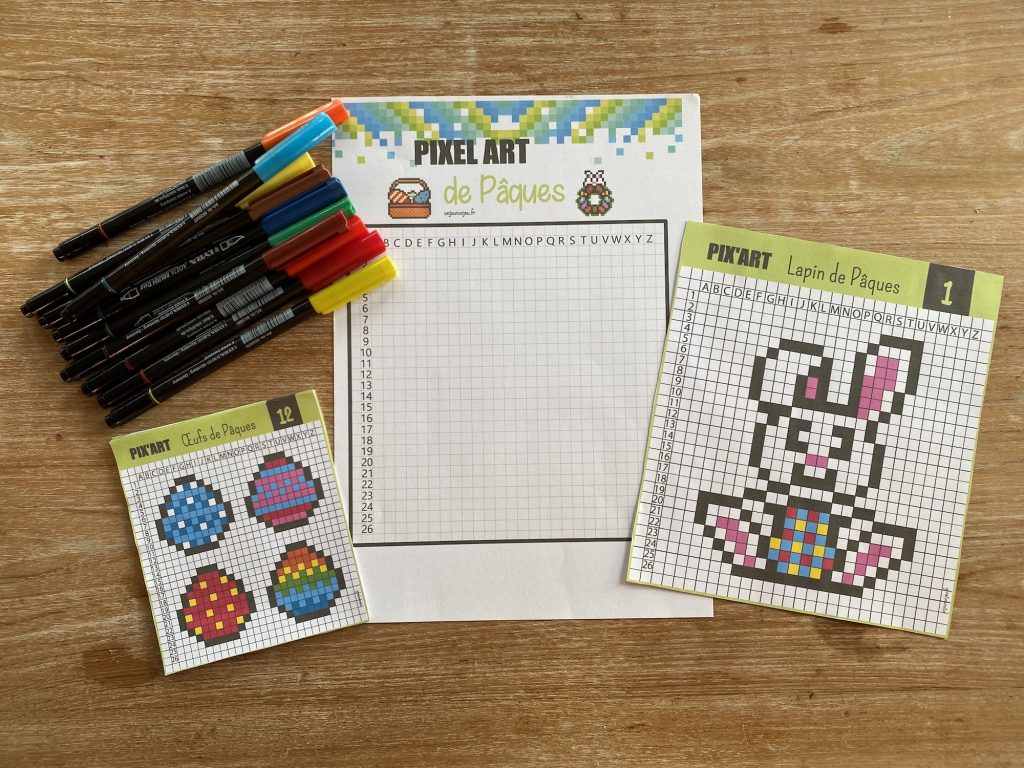 Pixel art de Pâques - 1