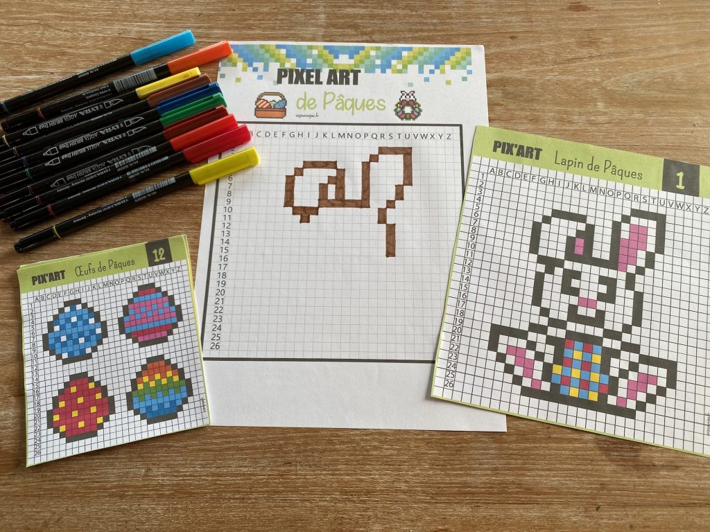Pixel art de Pâques - 2