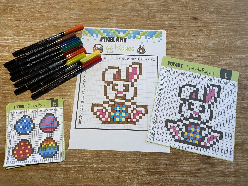 Pixel art de Pâques - 5
