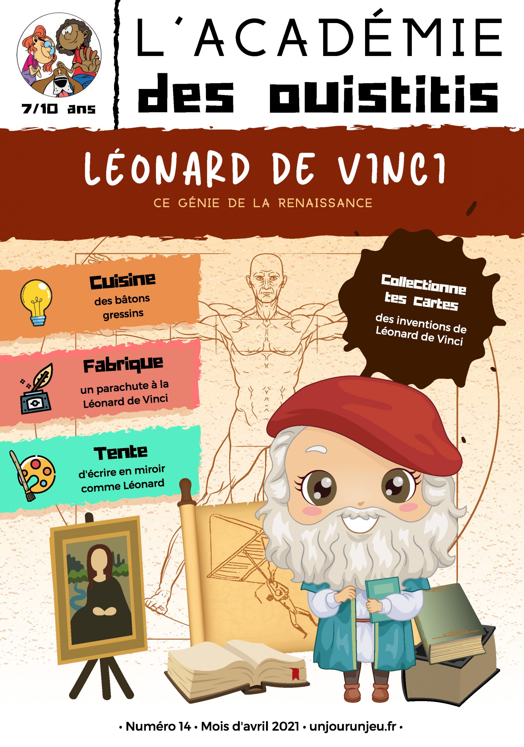 L’Académie des ouistitis à la rencontre de Léonard de Vinci