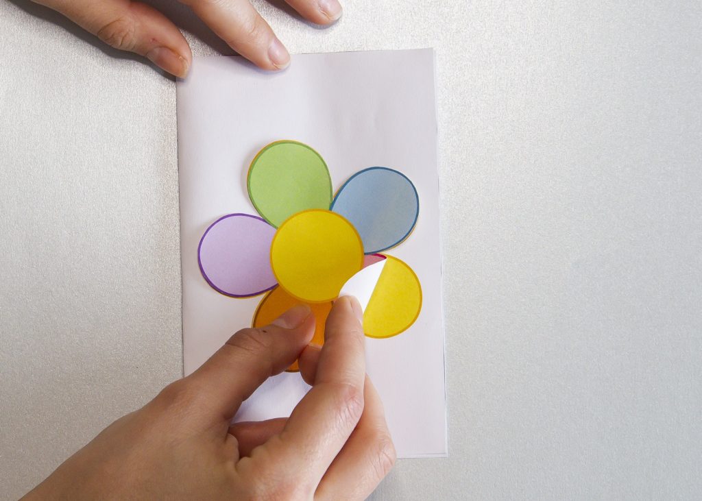 Carte fleur - étape 4