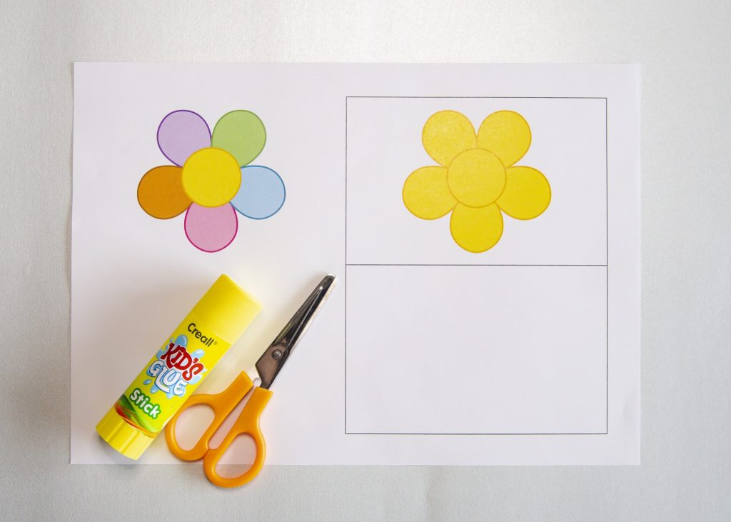 Carte fleur - matériel