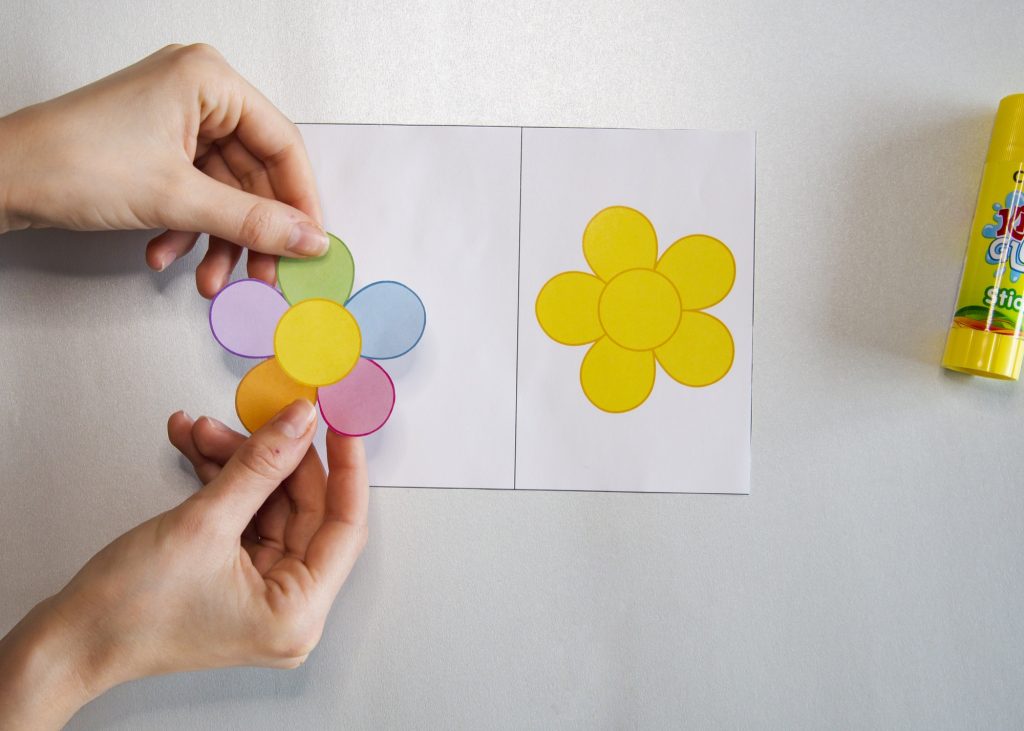 Carte fleur - étape 2
