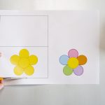 Carte fleur - étape 1