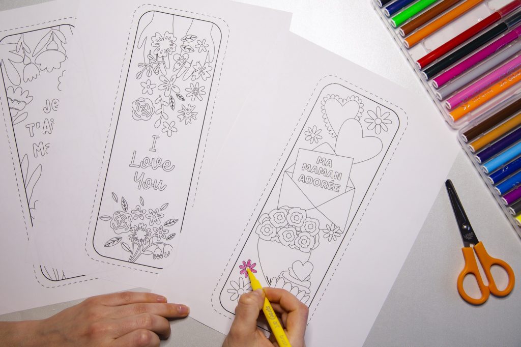 Mon marque-page - étape 1