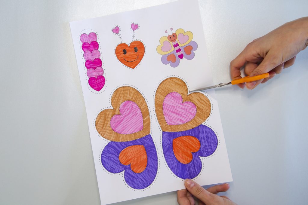 Mon papillon à offrir - étape 2