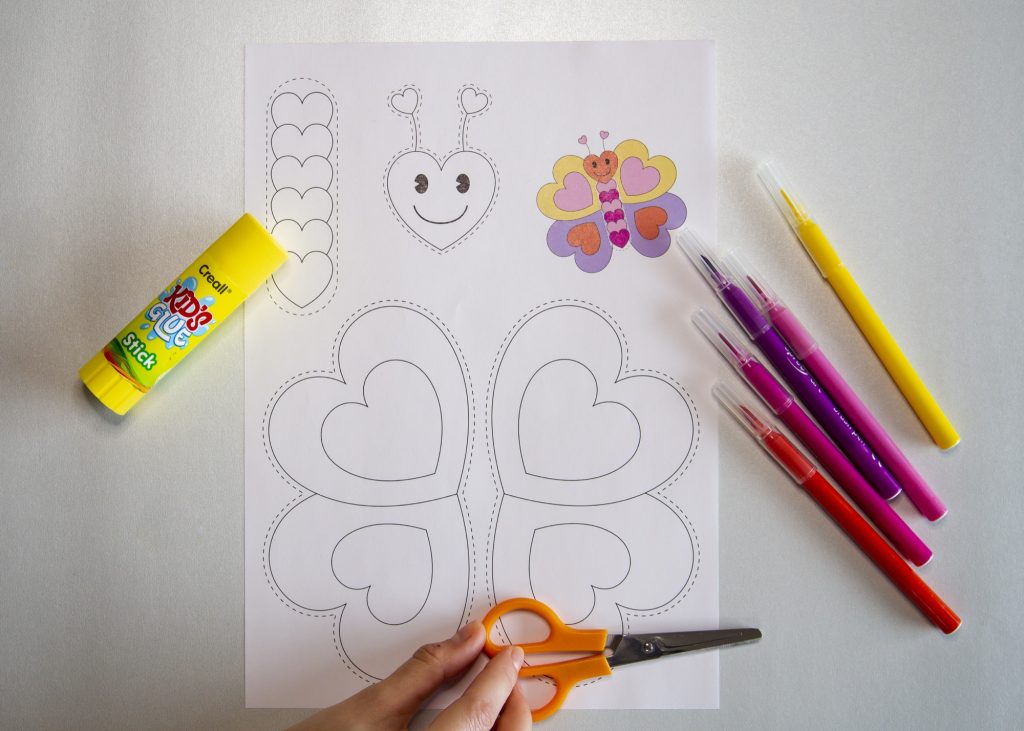 Mon papillon à offrir - matériel