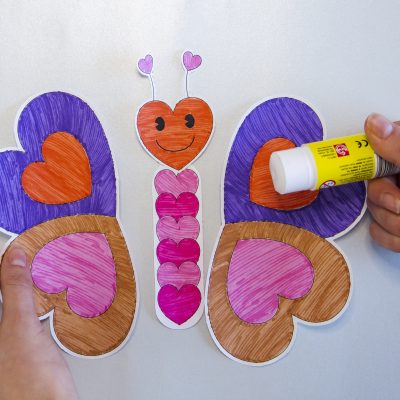 Mon papillon à offrir - étape 4