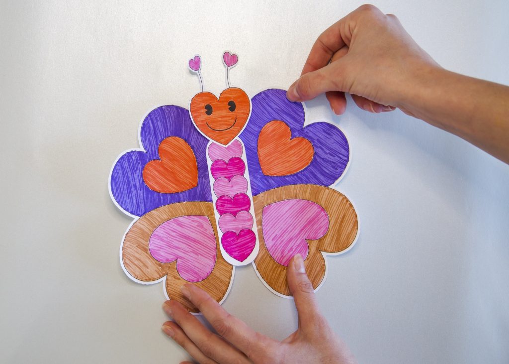 Mon papillon à offrir - étape 5