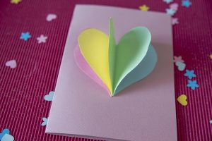 Ma carte cœur en 3D à offrir