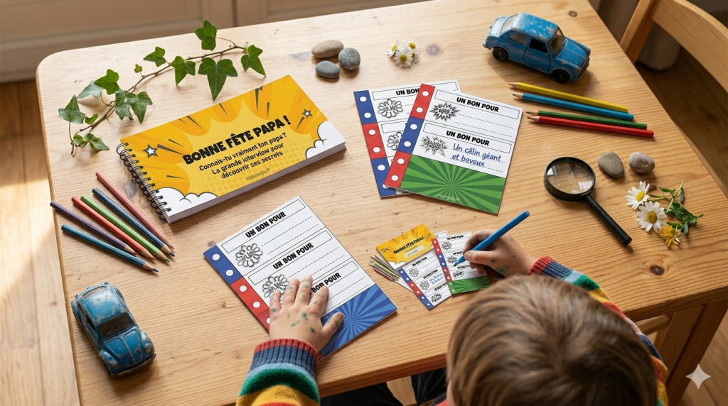 Carnet bons fêtes des pères