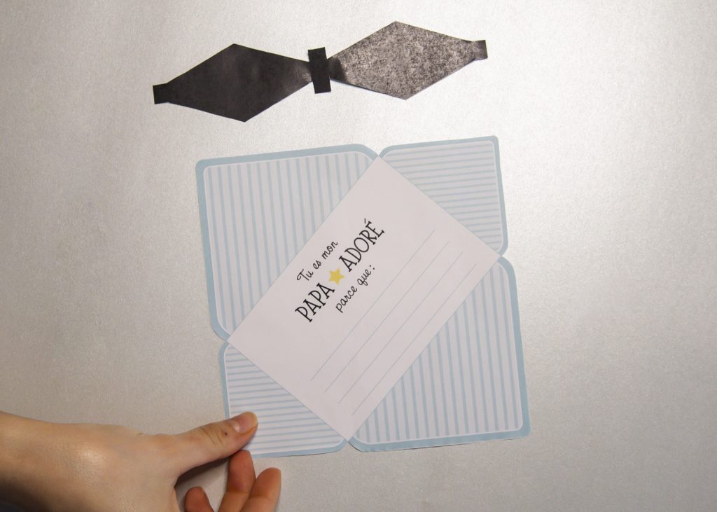 Carte fête des pères - étape 3
