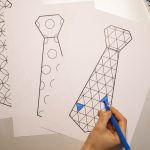 Cravates pour mon papa - étape 2