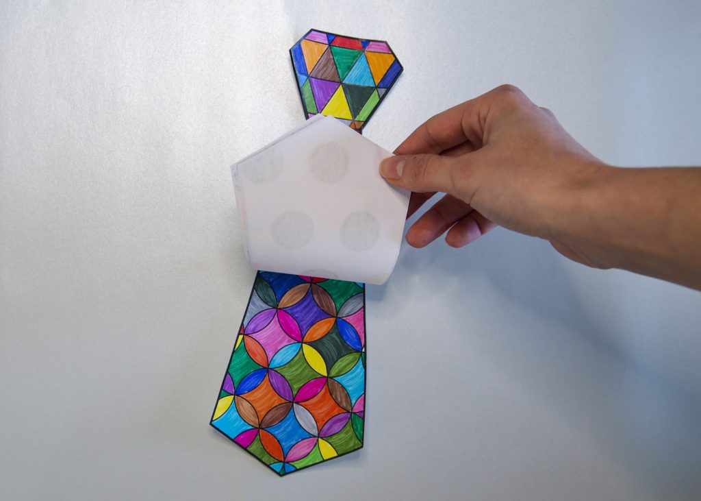 Cravates pour mon papa - étape 6