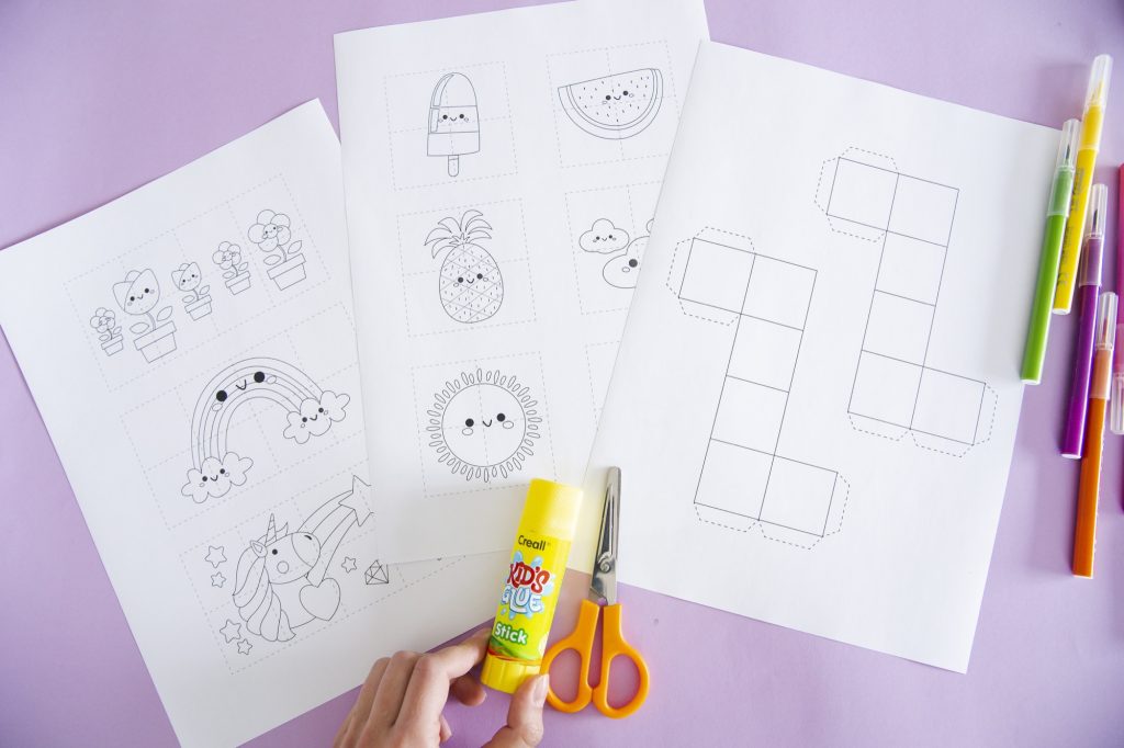 Magicubes de l'été - étape 1