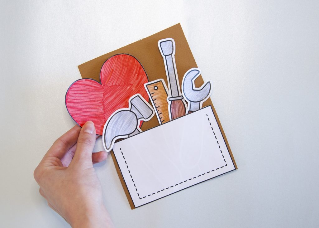 Sacoche à outils pour la fête des pères