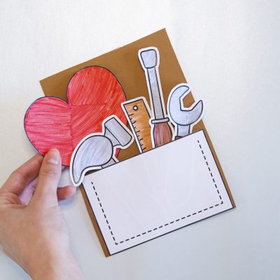 Sacoche à outils pour la fête des pères