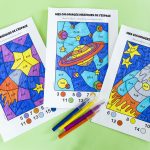 Coloriages magiques de l'espace