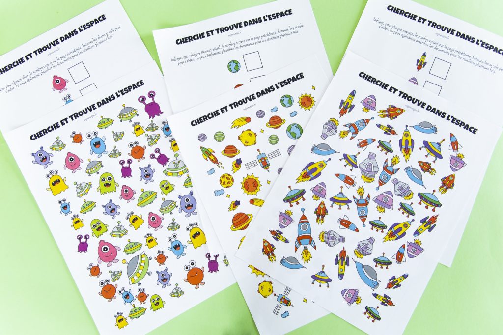 Cherche et trouve de l'espace