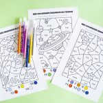 Coloriages magiques de l'espace