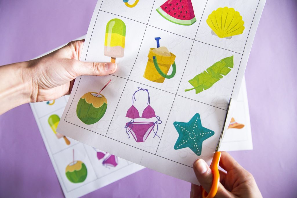 Mon memory de l'été - étape 2