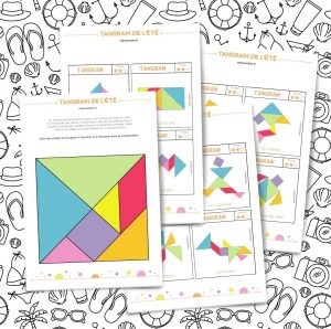 Mes modèles de Tangram pour l’été