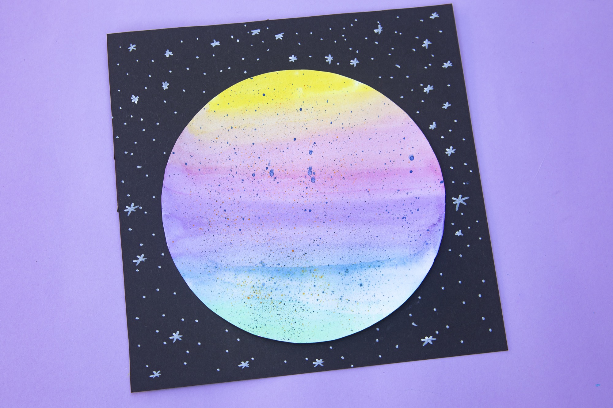 Ma planète en aquarelle