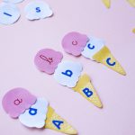 Correspondance alphabet glaces - étape 5