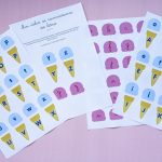 Correspondance alphabet glaces - étape 1