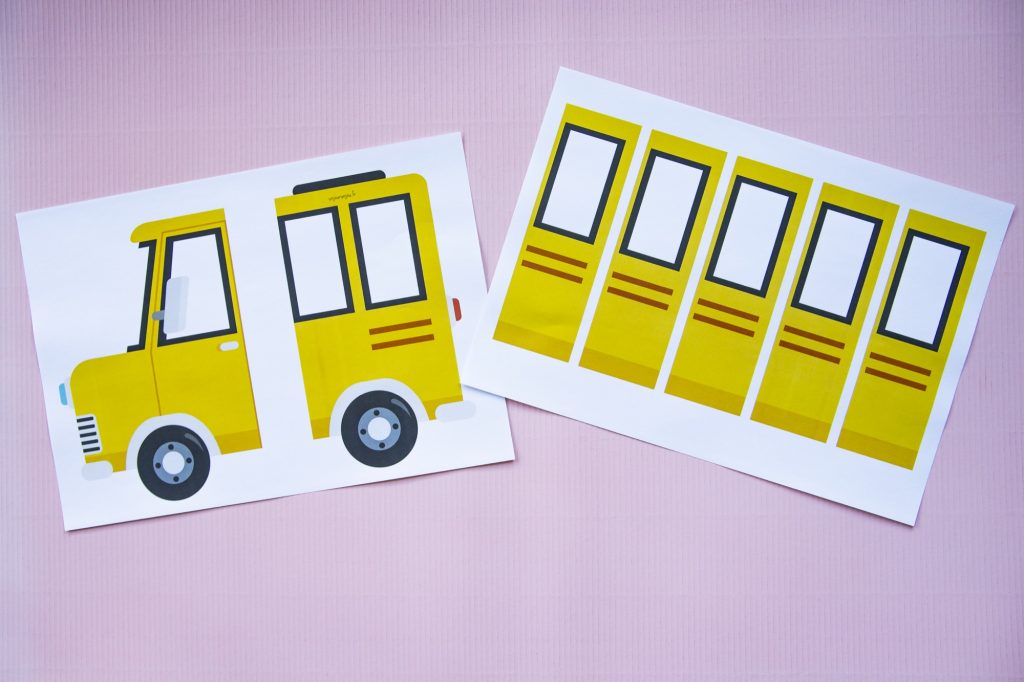 Fiche prénom bus scolaire - étape 1